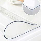 Pvc Şeffaf Kalın Masa Örtüsü Masa Koruma Kaydırmaz Kokusuz 1,5Mm
