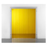PVC Şerit Perde, Gömme Dondurucular, Soğutucular ve Depo Kapıları için Endüstriyel PVC Şerit Perde Kapı Kiti - Sarı 1.5mm Kalınlık, 75x200cm, Dayanıklı ve Kurulumu Kolay, Enerji Verimli Çözüm