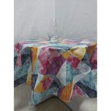 Pvc Silinebilir Muşamba Yuvarlak Masa Örtüsü Çap 140CM - 140 cm - Mint Yeşili