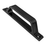 PVC ve Alüminyum Sineklik Tutamağı Siyah Plastik D Kol Kulp 12cm