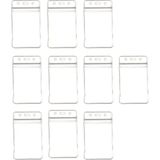 Pvc Yaka Kartlığı Yaka Kartı Kılıfı Kart Koruyucu 7X11 cm - 10 Adet