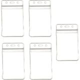 Pvc Yaka Kartlığı Yaka Kartı Kılıfı Kart Koruyucu 7X11 cm - 5 Adet
