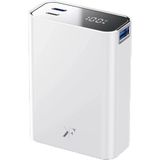 PW501 20.000 Mah Dijital Göstergeli 2 Adet 45W Type-C ve 22.5W USB Çıkışlı Şarj Pd Hızlı Şarj Magsafe Powerbank - Beyaz - Çok Renkli