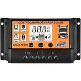 Pwm 30A Güneş Solar Paneli Akü Şarj Kontrol Cihazı 12V-24V Kontrol Cihazı Akü Şarj Regülatör