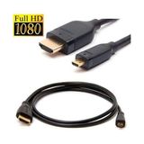 PX-1121 Micro HDMI To HDMI 1.5 Metre 1080P Fullhd Kablo, Micro HDMI Kablo - Option-1 - Ahşap