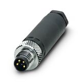 PX 1501265 - SENSÖR KONNEKTÖRÜ M8 4 PİN ERKEK DÜZ METAL KAFA