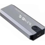 PX-M224 M.2 Nvme SSD Kutusu, Type-C USB 3.1/3.2 Harici SSD Kutu, Pcıe Nvme M.2 SSD Uyumlu Alüminyum Taşınabilir Disk Muhafazası, Usb-C Hızlı Veri Aktarım Harici SSD HDD Kutusu