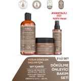 PXEL Dökülme Önleyici Şampuan – Maske – Biberiye Suyu Saç Bakım Toniği 3’lü Set | Zayıflayan İncelen ve Dökülen Saçlar |400 ML, 300 ML, 150 ML