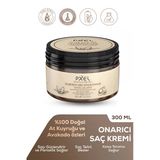 PXEL Onarıcı Saç Kremi 300 ML | Kuru ve Yıpranmış Saçlara Özel Yoğun Bakım | Shea Yağı, Biotin, Kafein ve Bitkisel Protein İçerikli Saç Kırığı Karşıtı
