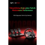 pxn V10 Pro Oyun Direksiyon Seti 3.2 Nm Kuvvetli Geri Bildirim Doğrudan Tahrikli Yarış Direksiyonu