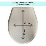 Py Plast Yavaş Kapanan Klozet Kapağı