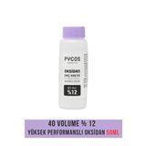 PYCOS COSMETICS Oksidan Krem , 40 Volume % 12 Yüksek Performanslı 50 ML