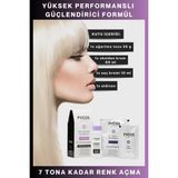 Pycos Saç Açıcı,renk Açıcı,toz, Açıcı, Oksidan Saç Rengi Açma Seti, Toz Oryal 1 Adet - standart