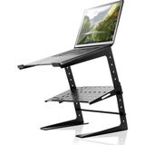 Pyle PLPTS26 Laptop Bilgisayar Standı - Dj Controller Mikser Standı - Ayarlanibilir Yükseklik - Kaymaz Tasarım Dişler
