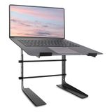 Pyle Taşınabilir Ayarlanabilir Dizüstü Bilgisayar Standı, 16 cm'den 27,7 cm'ye Kadar Kaymaz Ayakta Durma Masası, Monitör veya Bilgisayar Masası Çalışma İstasyonu Yükseltici, DJ, PC, Oyun, Ev veya Ofis