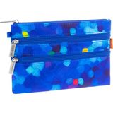 Pylones 3 Fermuarlı Çanta - Zip It - Blue Palette - Çok Renkli