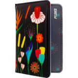 Pylones Pasaport Kılıfı - Voyage - Jardin Fleuri - Çok Renkli