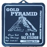 Pyramid 0.18 Kısa Sap Saz Bağlama Teli Almanya Menşeli Yüksek Ses Kalitesiyle Paslanmaz