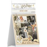 Pyramid - HARRY POTTER 2026 – Masa Takvimi 16×17 cm 12 Harry Hermione & Ron Hogwarts Motifli, Wizarding World hayranları için haftalık takvim