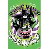 Pyramid International Maxi Poster Lego Batman Joker'S Madhouse Renkli One Size