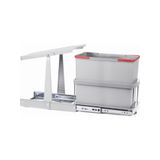 Pyramith 24 Litre Gri Çöp Kovası
