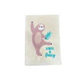 Pyrus A5 Pelus Pembe Tembel Hayvan (Always Be Fancy) Cizgili Defter
