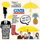PYTK027 How I Met Your Mother Tasarım A5 Stickers Çıkartma