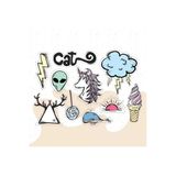 PYTK030 Çıkart ma Unicorn Alien Karışık Tasarımlı A5 Stickers
