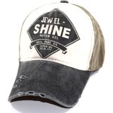 Pyz Moda Laslusa Jewel Shine Beyzbol Cap Şapka - Siyah