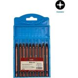 Pz2 Bits Uç – 75 mm | 10'lu Pozidriv Yıldız Uç Seti – Hassas ve Güçlü Vidalama