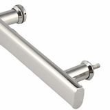 PZHANGZVH Banyo Kapı Kolu Paslanmaz Çelik Yedek Parçalar Sürgülü Cam Kapılar İç/Dış İtme ve Çekme Çubuğu Duş Kapı Kolları (Boyut: 550 mm) ()