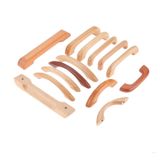 PZHANGZVH Kapı Kolu 1 adet/2 adet 64 mm/96 mm/128 mm Delik Aralığı Ahşap Kulp Mutfak Dolabı Çekmece Dolap Kapı Kolu Mobilya Donanımı (Vidalı) (Renk: K 96 mm, Boyut: 1 adet)