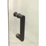 PZHANGZVH Push and Pull eless Cam Kapı Kolu Yedek Duş Kapı Kolu Kepçe Çubuğu Sürgülü Banyo Kapı Düğmeleri (Boyut: 500 mm) ()