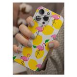 Q Aksesuar Huawei P20 Pro Uyumlu Flamingo Tasarımlı Şeffaf Telefon Kılıfı Kapak Case