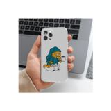 Q Aksesuar İphone 15 Plus Uyumlu Garfield Tasarımlı Premium Şeffaf Telefon Kılıfı