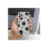 Q Aksesuar İphone 16 Plus Uyumlu Sevimli Kedi Tasarımlı Premium Şeffaf Telefon Kılıfı