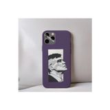 Q Aksesuar İphone 8 Plus Uyumlu İçi Kadife Peaky Blinders Thomas Shelby (Tommy) Desenli Tasarım Telefon Kılıfı
