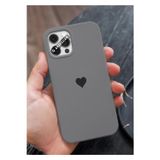 Q Aksesuar İphone 8 Plus Uyumlu Mini Kalp Serisi Basic Premium Telefon Kılıfı