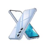 Q Aksesuar Samsung Galaxy A04S Uyumlu Renksiz Silikon Şeffaf Telefon Kılıfı