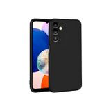 Q Aksesuar Samsung Galaxy A14 Uyumlu Silikon Lansman Telefon Kılıfı - Siyah