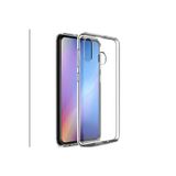 Q Aksesuar Samsung Galaxy A20S Uyumlu Renksiz Silikon Şeffaf Telefon Kılıfı