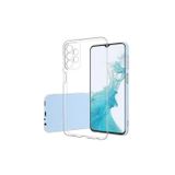 Q Aksesuar Samsung Galaxy A33 Uyumlu Renksiz Silikon Şeffaf Telefon Kılıfı
