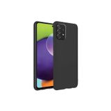 Q Aksesuar Samsung Galaxy M32 Uyumlu Silikon Lansman Telefon Kılıfı - Siyah