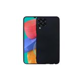 Q Aksesuar Samsung Galaxy M33 Uyumlu Silikon Lansman Telefon Kılıfı - Siyah