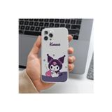 Q Aksesuar Samsung Galaxy S20 Uyumlu Kuromi Tasarımlı Premium Şeffaf Telefon Kılıfı