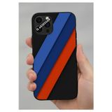 Q Aksesuar Tecno Camon 19 Pro Uyumlu Bmw Sw2 Desen Tasarımlı Siyah Telefon Kılıfı