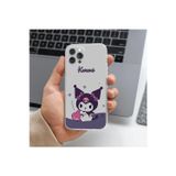 Q Aksesuar Tecno Pova Neo 2 Uyumlu Kuromi Tasarımlı Premium Şeffaf Telefon Kılıfı