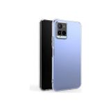 Q Aksesuar Vivo Y21S Uyumlu Renksiz Silikon Şeffaf Telefon Kılıfı