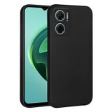 Q Aksesuar Xiaomi Redmi Note 11E Uyumlu Silikon Lansman Telefon Kılıfı - Siyah