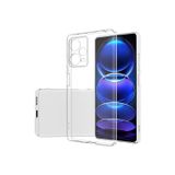 Q Aksesuar Xiaomi Redmi Note 12 Pro Uyumlu Renksiz Silikon Şeffaf Telefon Kılıfı